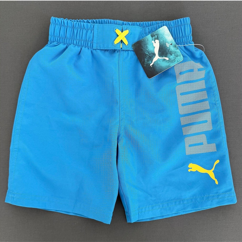 Puma Boys Blue Swim Trunks NWT 6T